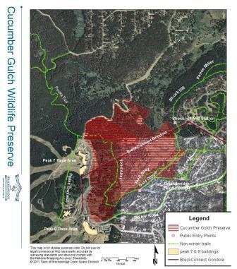 Cucumber Gulch Preserve Map