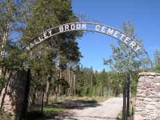 Valley Brook Cemetery Entrance