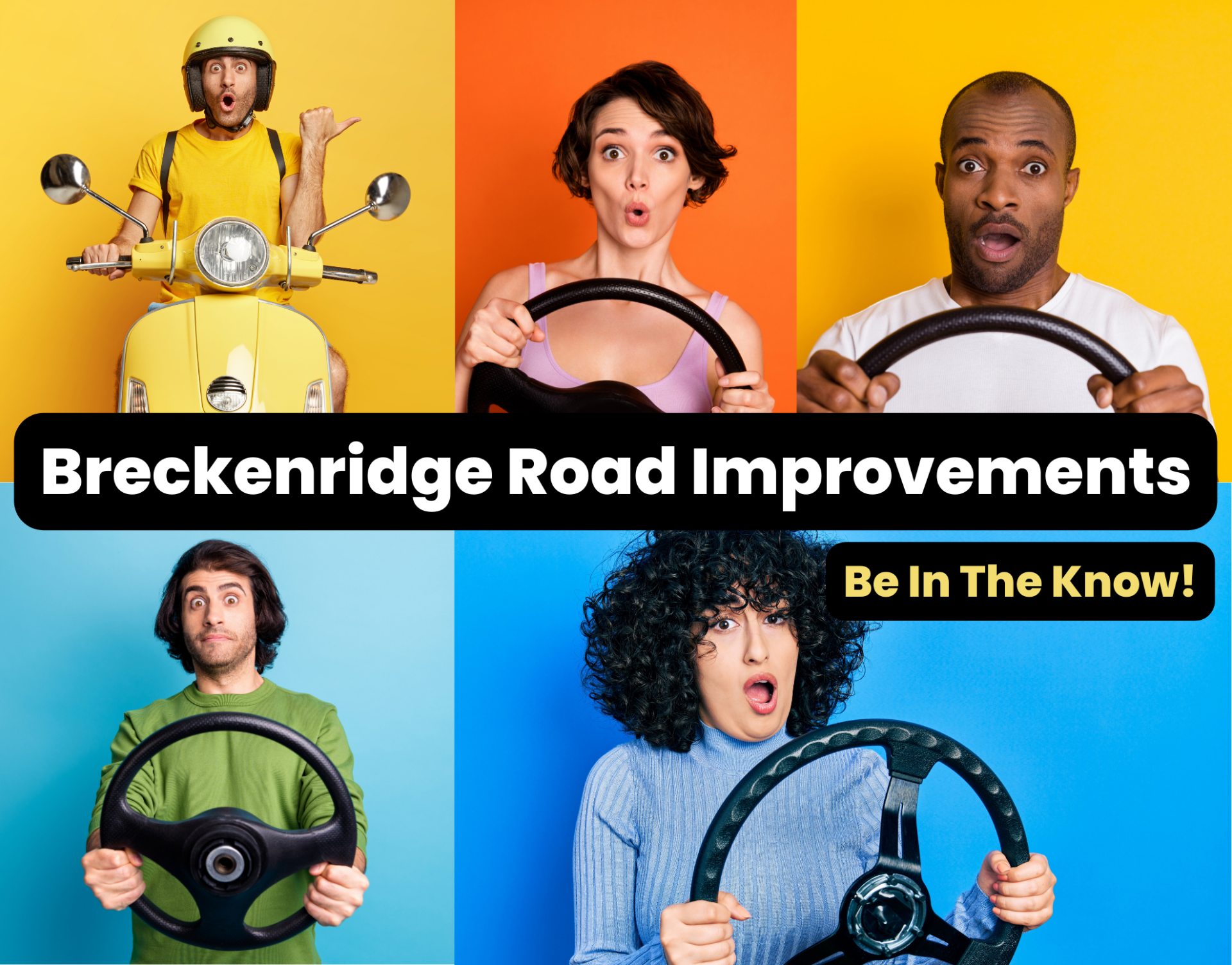 Breckenridge road improvements graphic of 5 drivers