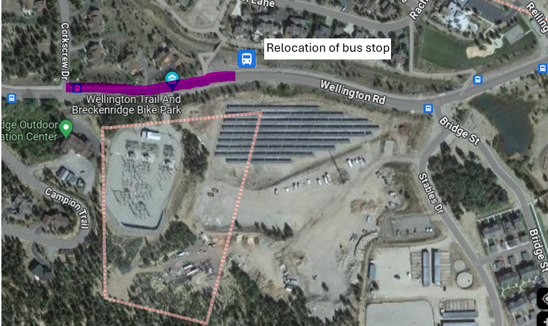 Map of Wellington Road closure